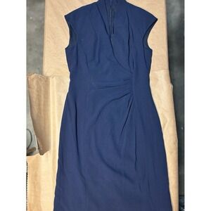 Tahari by Arthur S. Levine Size 6 Cocktail dress. Navy Blue Dress